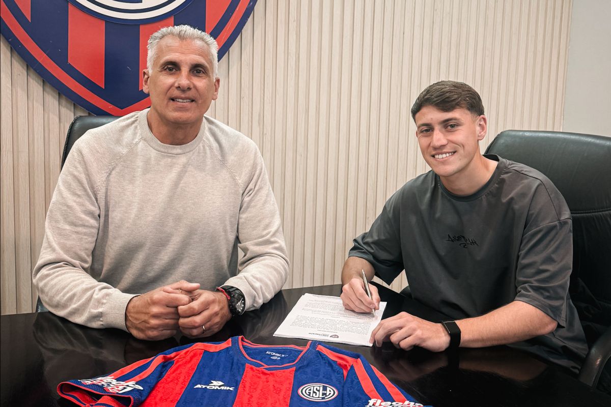 Foto de la nota: San Lorenzo renovó el contrato de Gonzalo Alassia hasta 2028